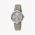 Orologio da donna Esprit in pelle grigia, acciaio inossidabile | Es1l123m0045
